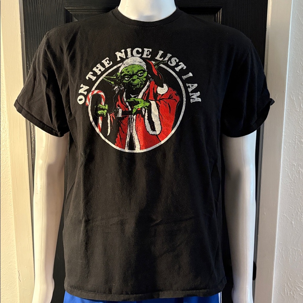 Star Wars Black Cotton T-Shirt size Large